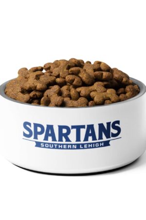 White Spartans Pet Bowl