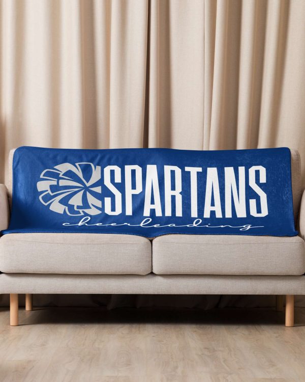 Spartans Cheer Sherpa Blanket