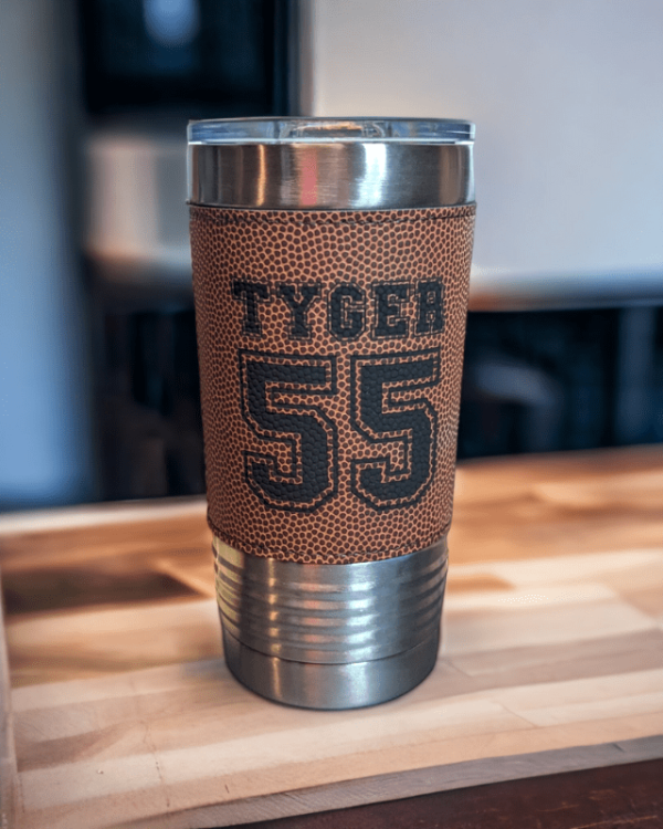 20oz Polar Camel Football Tumbler with Slider Lid