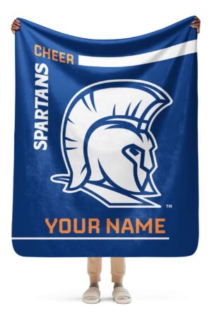 Personalized Cheer Sherpa Blanket