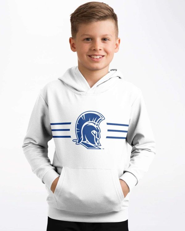 Traditional White Youth Hoodie
