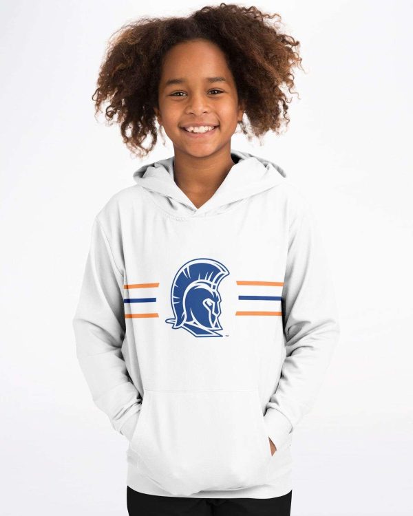 Color Stripe Youth Hoodie