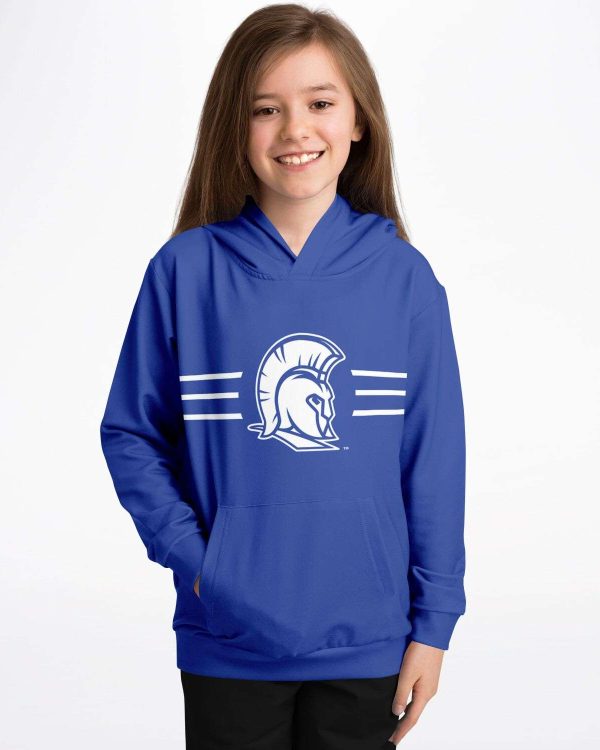 Traditional Blue Youth Hoodie