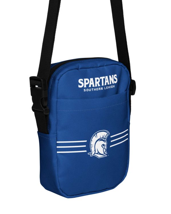 Traditional Color Stripe Utility Crossbody Bag