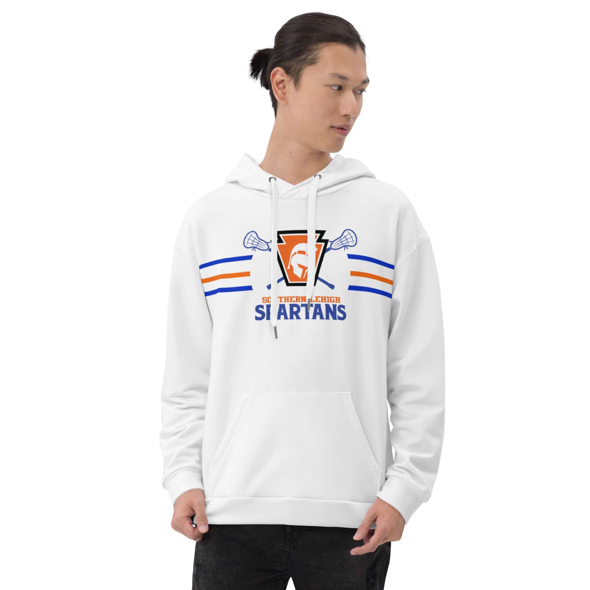 LAX Color Stripe Unisex Hoodie
