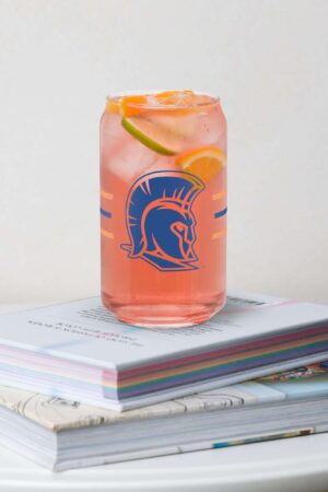 Color Stripe Can-shaped Glass