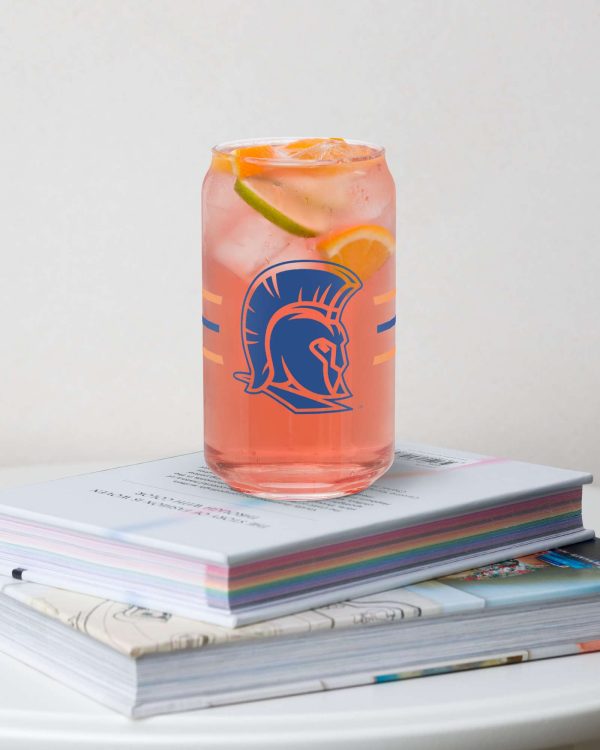 Color Stripe Can-shaped Glass