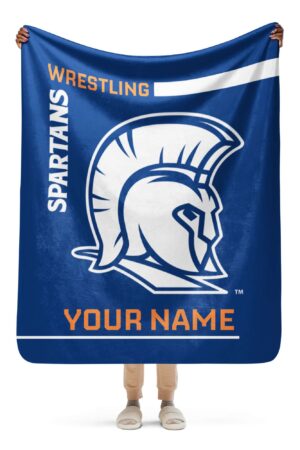 Wrestling Sherpa blanket