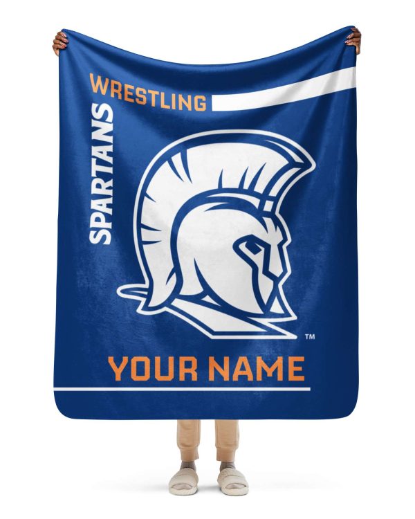 Wrestling Sherpa blanket