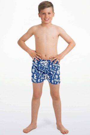 Boys Patterned Swim Trunks