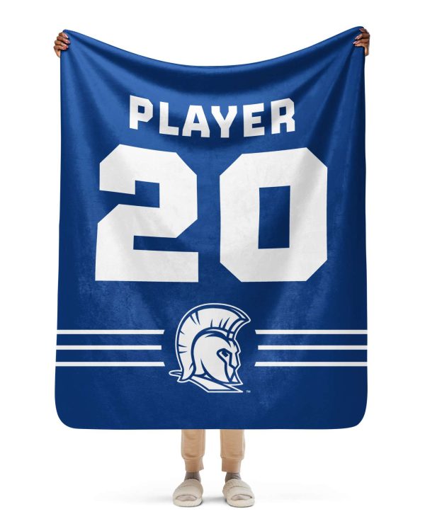 Traditional Color Stripe Sherpa Blanket