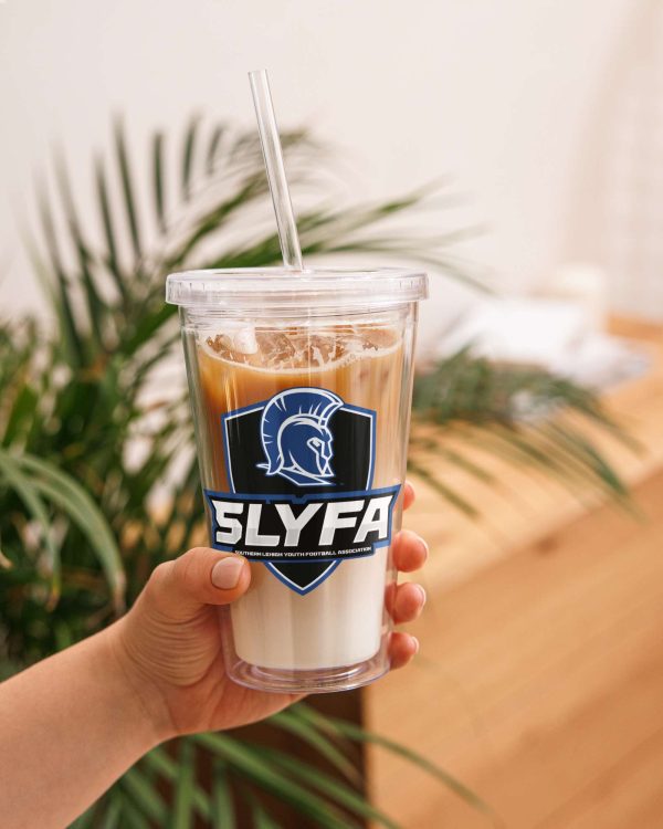 SLYFA Clear plastic tumbler