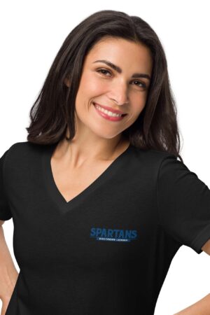 Women’s Embroidered Relaxed V-Neck Tee