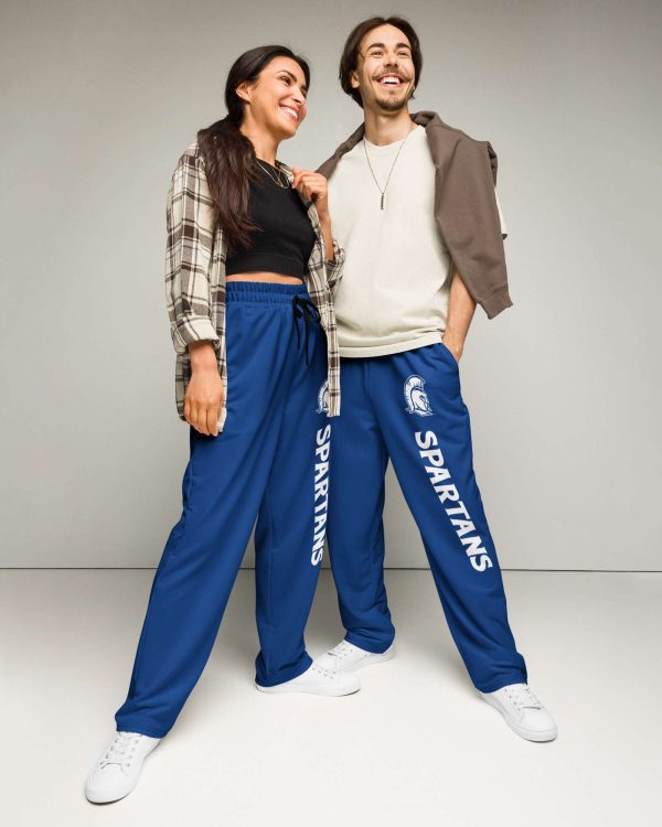 Spartans Wide-leg joggers in Blue