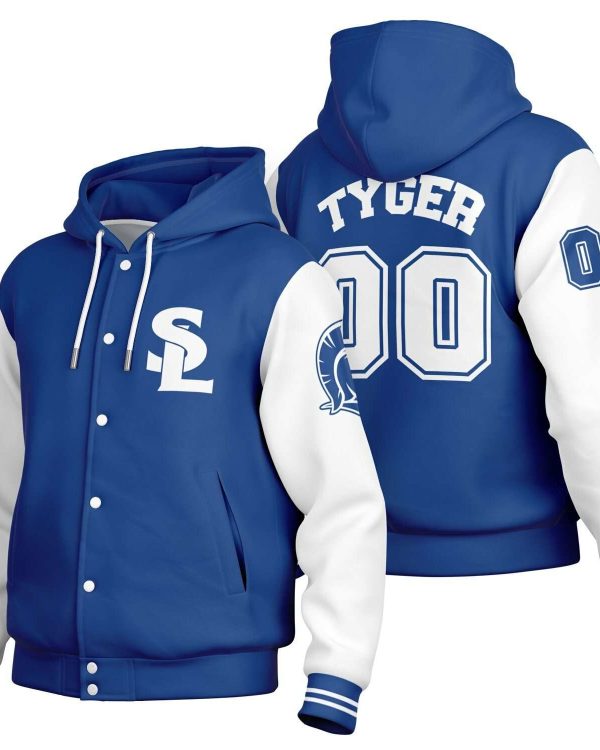 Personalized Heavyweight Hooded Fashion Varsity Jacket