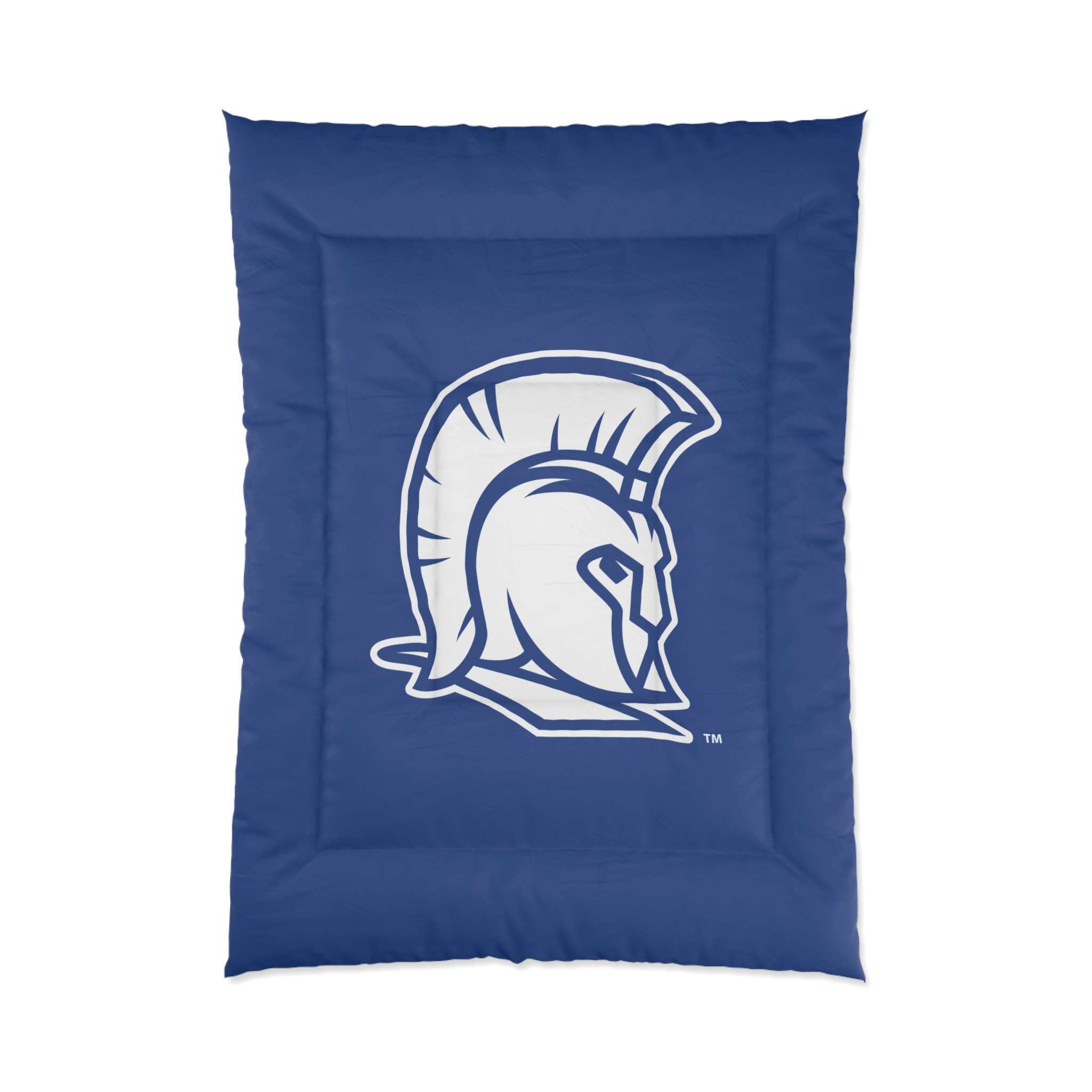 Blue and White Spartan Comforter
