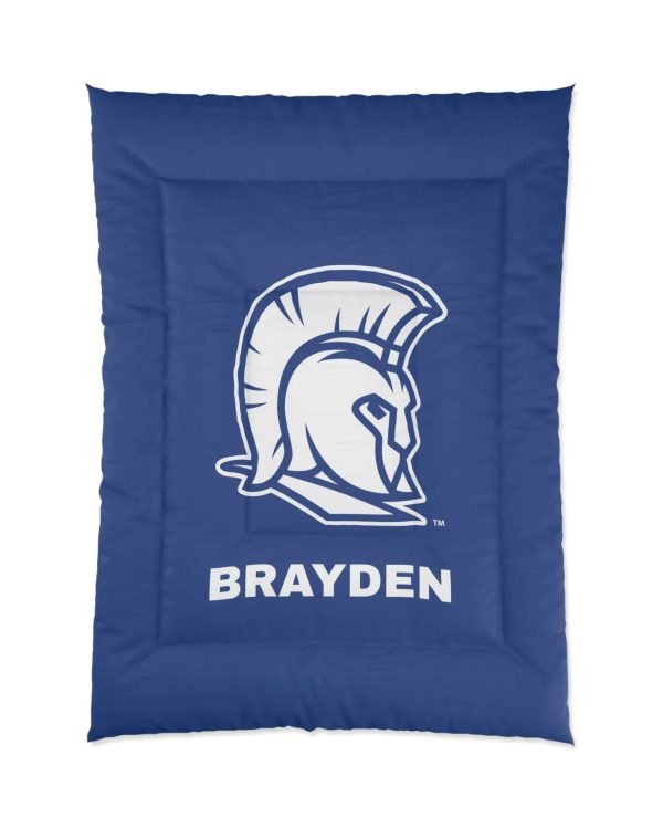 Personalized Large Spartan Comforter