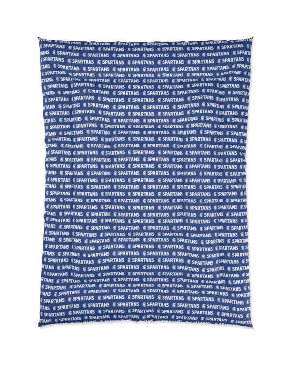 Blue Spartan Pattern Comforter