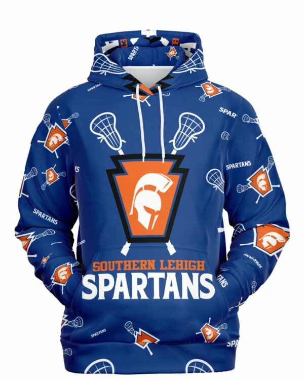 LAX Pattern Adult Hoodie